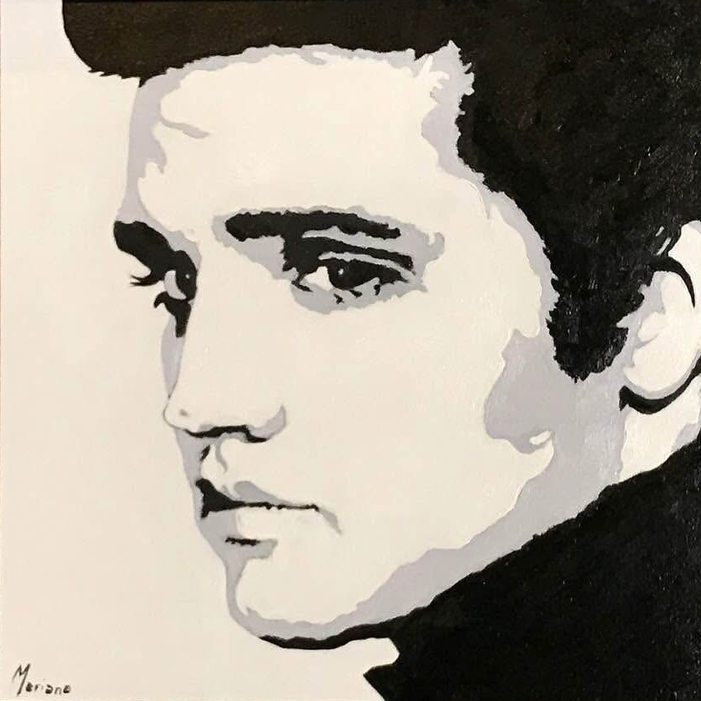 Elvis B&W